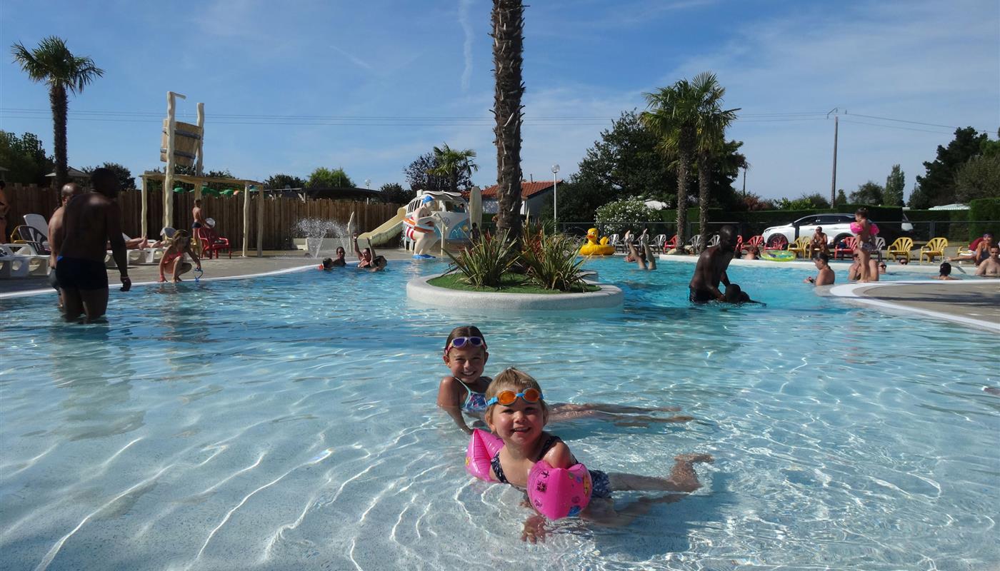 piscine chauffée camping vacaf 4 étoiles saint gilles croix de vie vendée europa - Camping Europa - Saint Gilles Croix de Vie